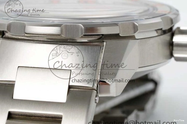 MIROTIME 0115 BestValue Aquatimer Automatic SS RSF 1:1 Best Edition White Orange Dial on SS Bracelet A 7072